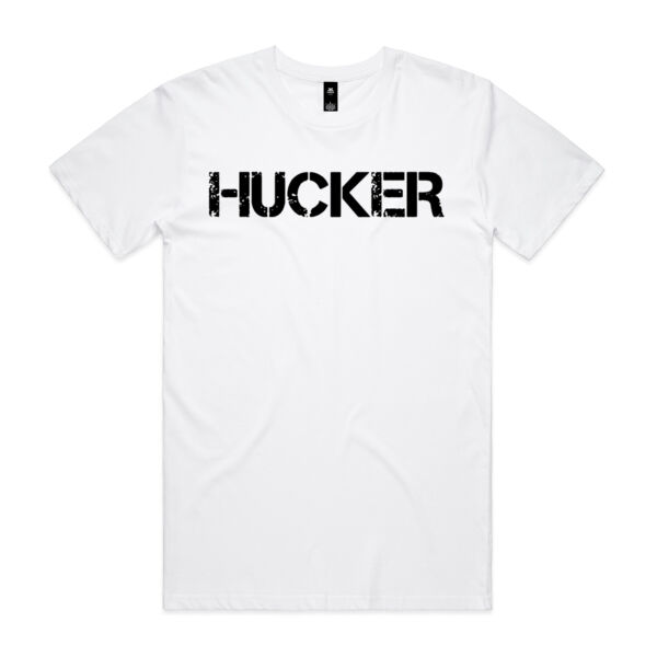 Hucker Distressed Stencil Logo Thumbnail