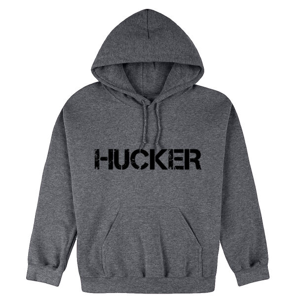 Hucker Distressed Stencil Logo Thumbnail