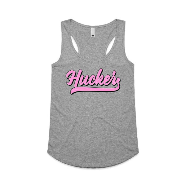 HUCKER Distressed Varsity Pink Thumbnail